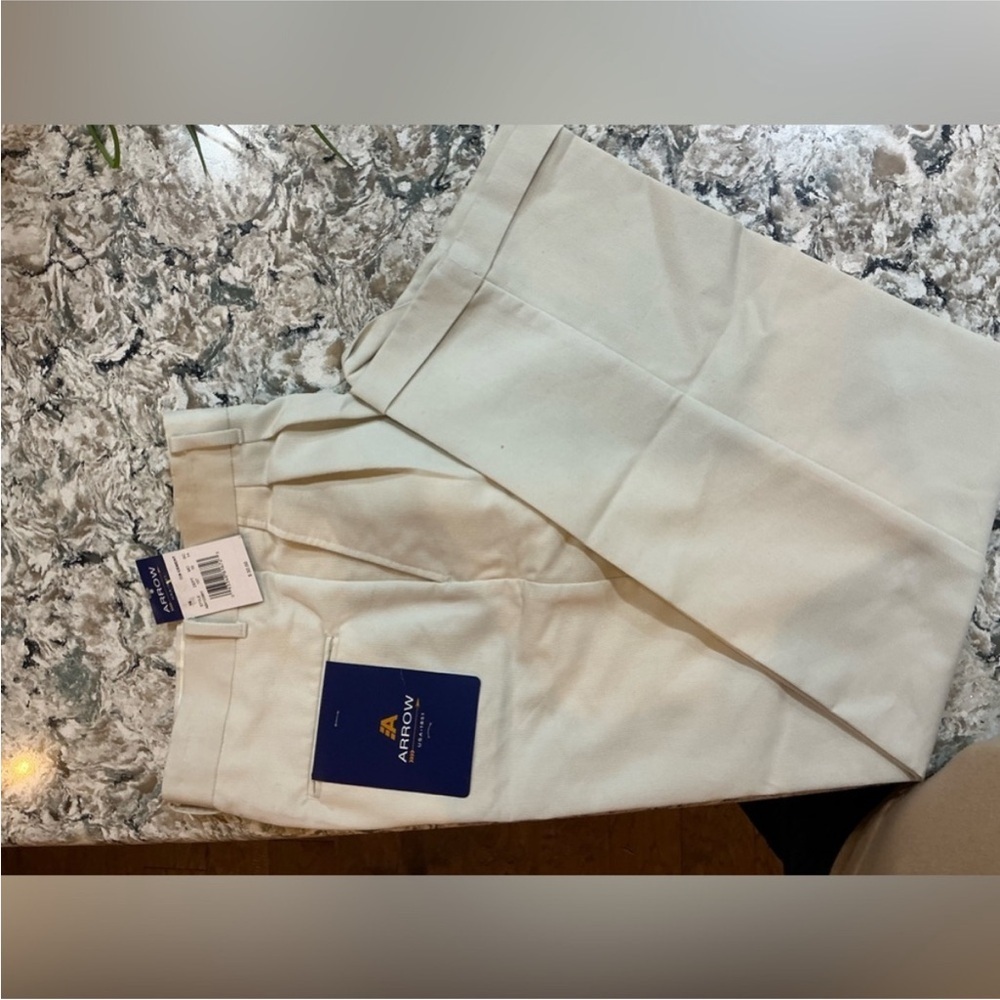 Arrow Cream Chinos Crisp Cotton Blend